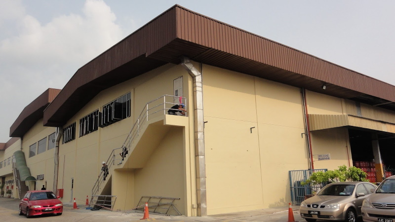 Civil, Steel Structure fabrication and erection work of warehouse and office building