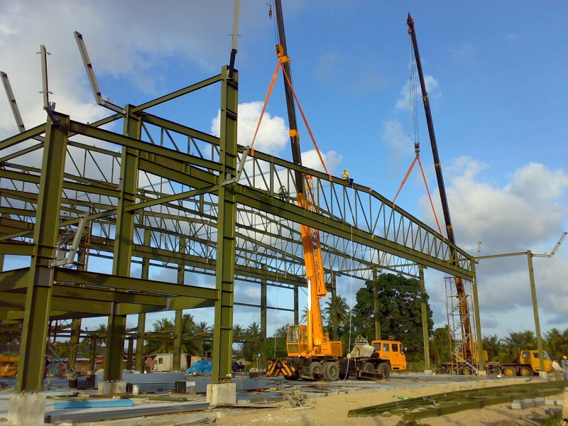 Fabrication and Erection Work for Aircraft Hanger Fabrication and Erection Work for Aircraft Hanger