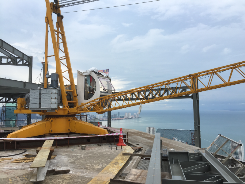 Fabrication and Erection Work for Komtar Rainbow Skywalk, Penang