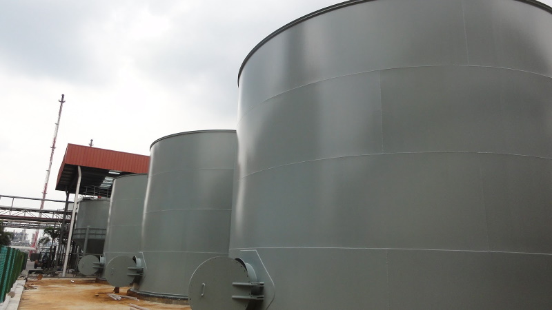 Fabrication and Erection of M.S Storage Tanks for PGEO Edible Oil Sdn Bhd (Lumut)